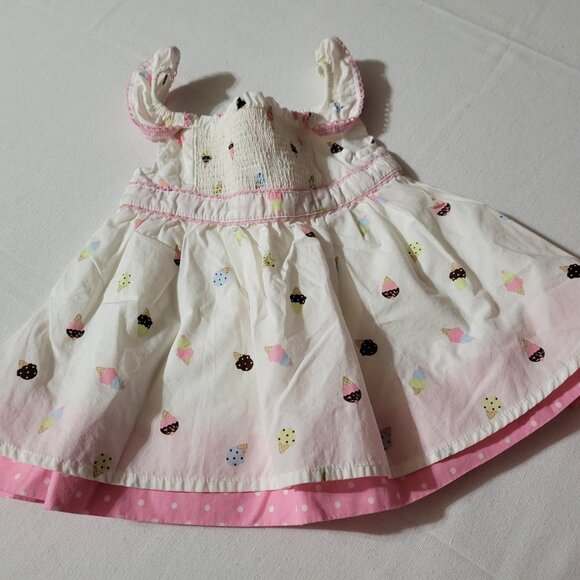 Gymboree Ice Cream Shop 0-3 month VGUC dress, no diaper cover. Located A21 - Picture 1 of 2